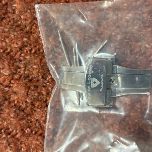 Swiss Legend Unisex White Commander Chronograph Diamond Watch  Model SL-20051 - Picture 6 of 8